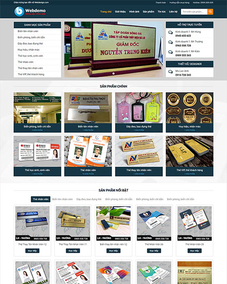 Web bán hàng dịch vụ in ấn Website bán hàng in ấn tại Web AZDGO