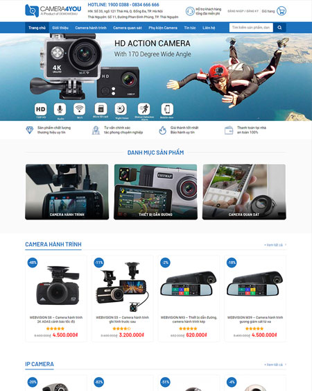 web shop ban camera