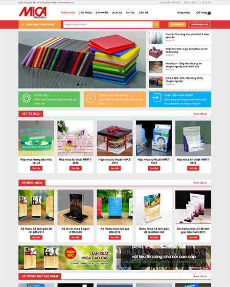 Web bán hàng Mica