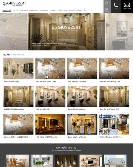Website nội thất 1
