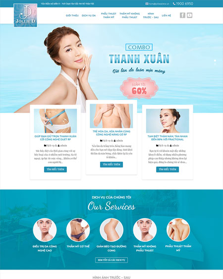 Website thẩm mỹ viện - Spa 4