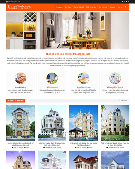 Website thiết kế nội thất 6