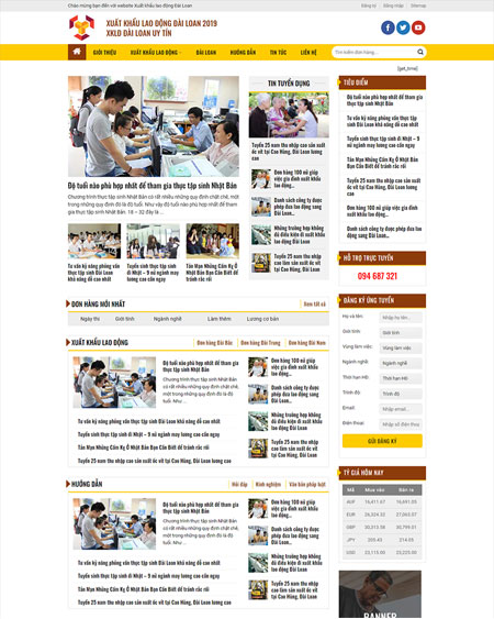 Website tin tức xuất khẩu lao động